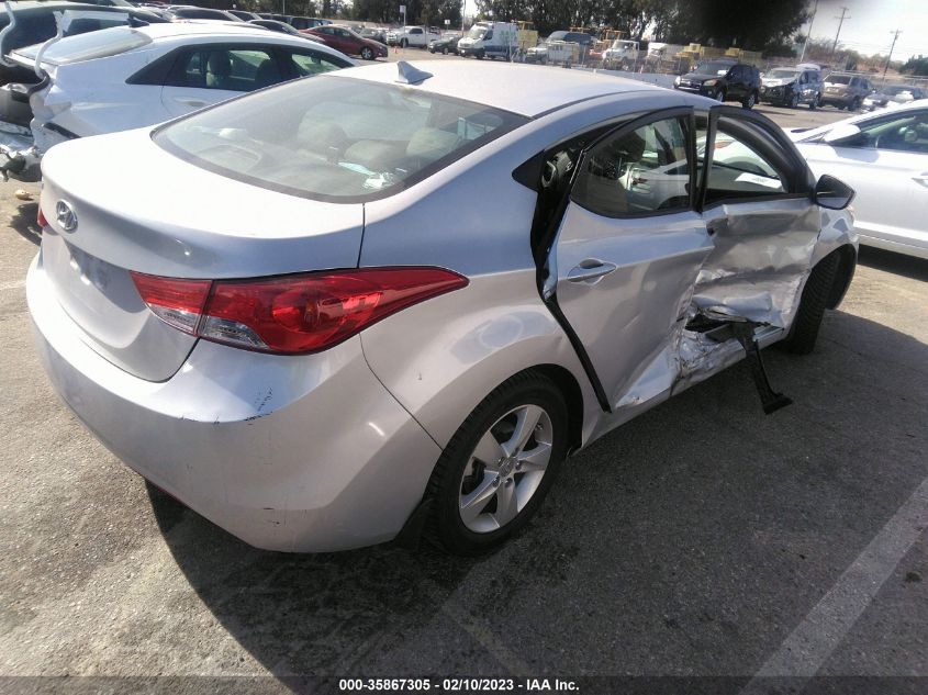 2013 HYUNDAI ELANTRA GLS PZEV - KMHDH4AE3DU886966