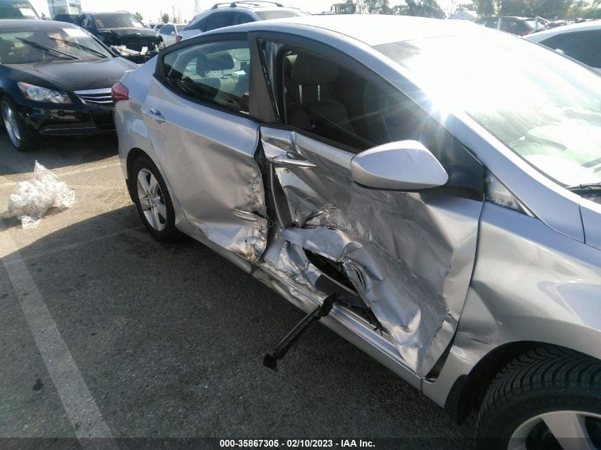2013 HYUNDAI ELANTRA GLS PZEV - KMHDH4AE3DU886966