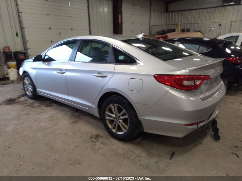 2015 HYUNDAI SONATA 2.4L SE - 5NPE24AF9FH083160