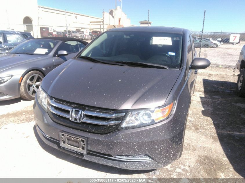 2014 HONDA ODYSSEY EX-L - 5FNRL5H61EB036227