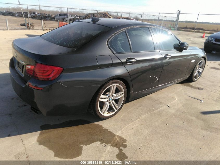 2013 BMW 5 SERIES 550I - WBAFR9C56DDX79928