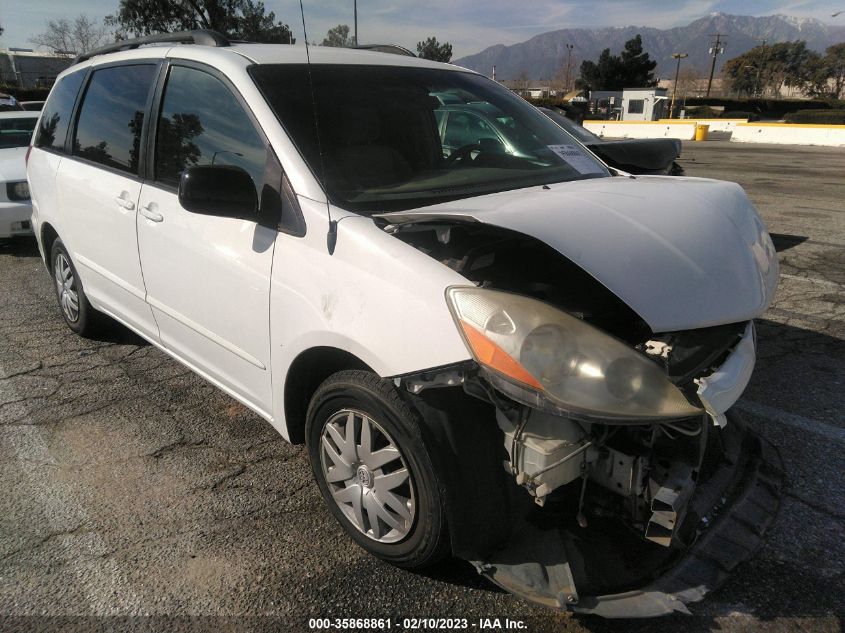 Lot #2544994301 2007 TOYOTA SIENNA CE/LE salvage car