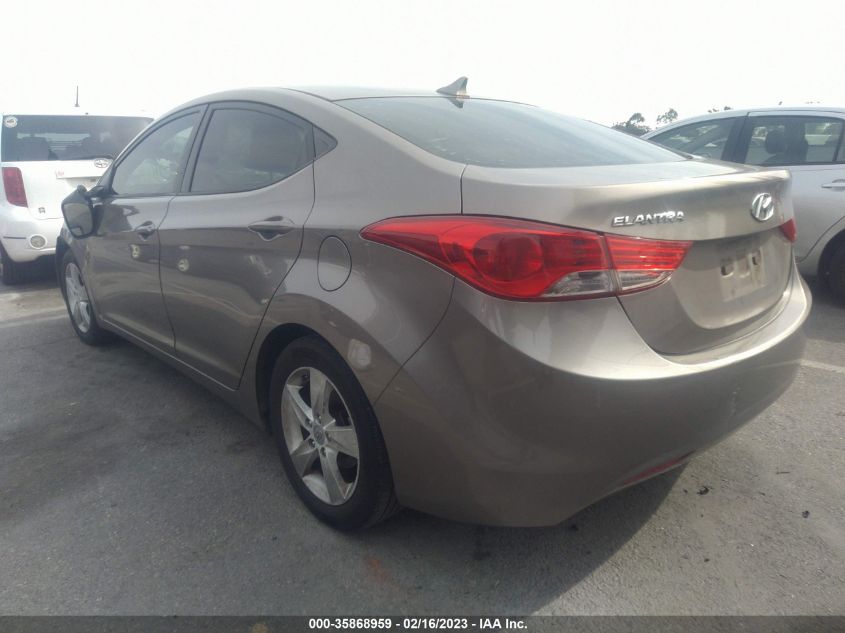 2013 HYUNDAI ELANTRA GLS - 5NPDH4AE7DH170800