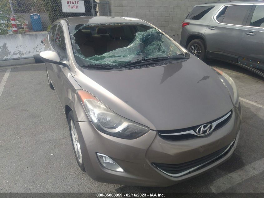 2013 HYUNDAI ELANTRA GLS - 5NPDH4AE7DH170800