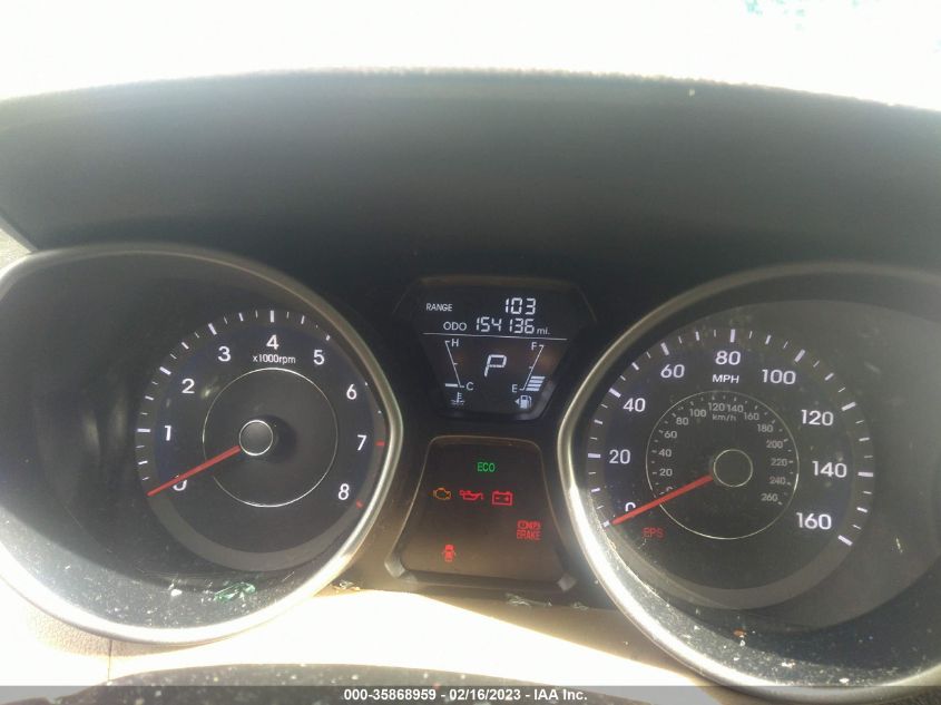 2013 HYUNDAI ELANTRA GLS - 5NPDH4AE7DH170800
