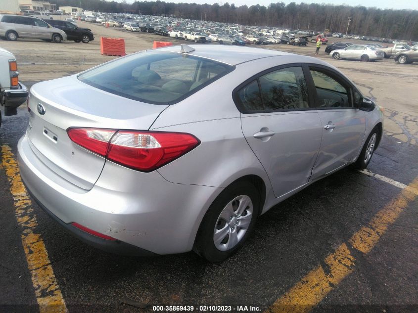 2015 KIA FORTE LX - KNAFK4A67F5410124