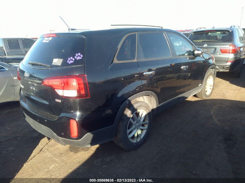 2015 KIA SORENTO LX - 5XYKTCA65FG561074