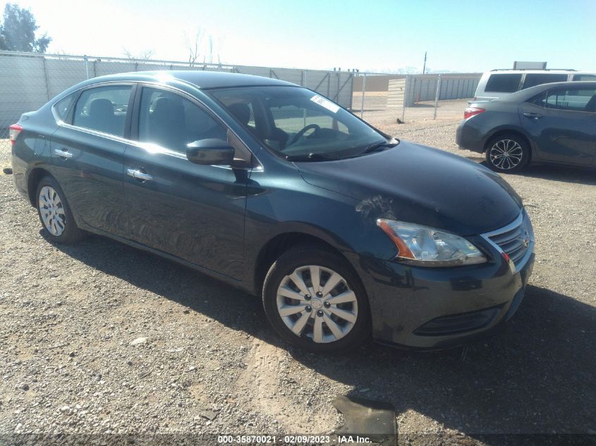 2015 NISSAN SENTRA SV - 3N1AB7AP0FY261410