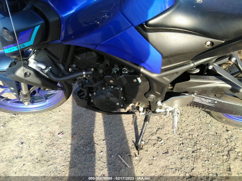 2022 YAMAHA MT-03 MH3RH20Y2NK008048