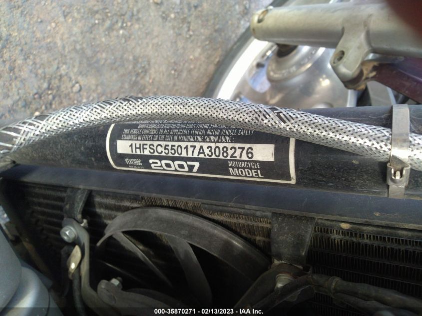 2007 HONDA VTX1300 C 1HFSC55017A308276