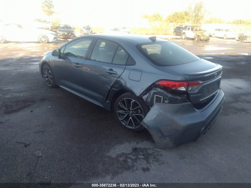 VIN JTDS4RCE2LJ016448 2020 TOYOTA COROLLA SE/NIGHTSHADE