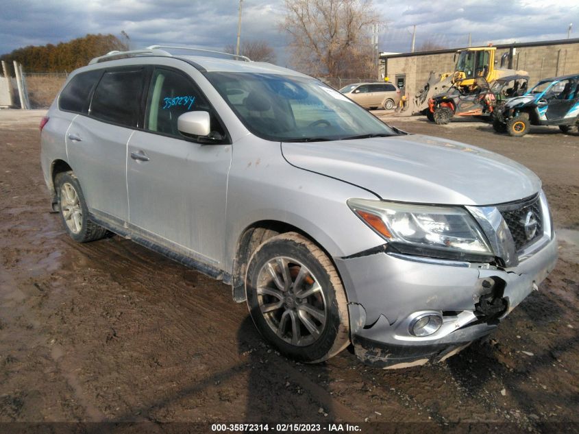 2014 NISSAN PATHFINDER SL - 5N1AR2MM8EC724233