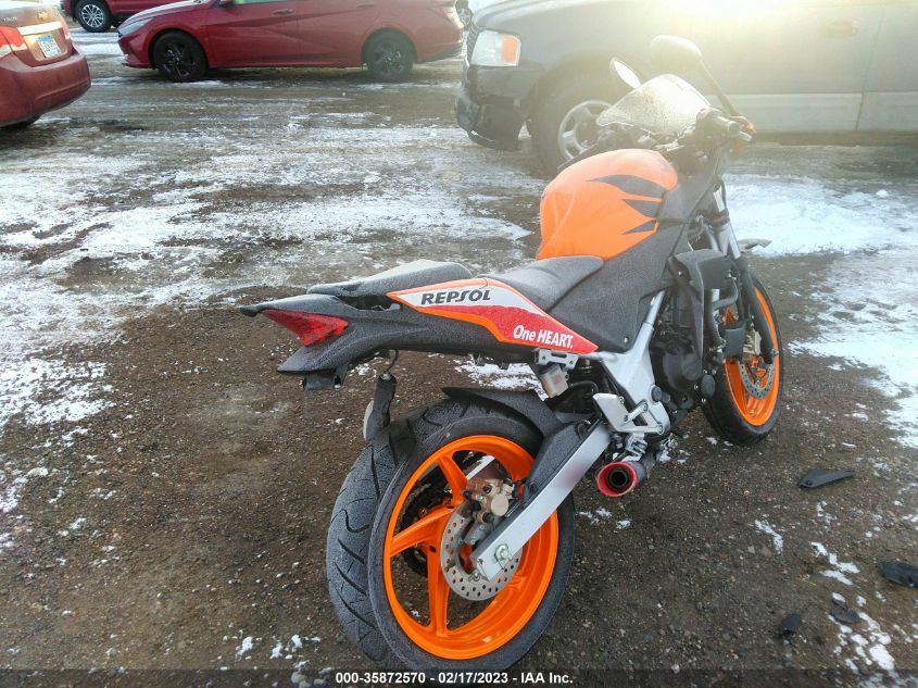 2013 HONDA CBR250 R MLHMC4107D5304060