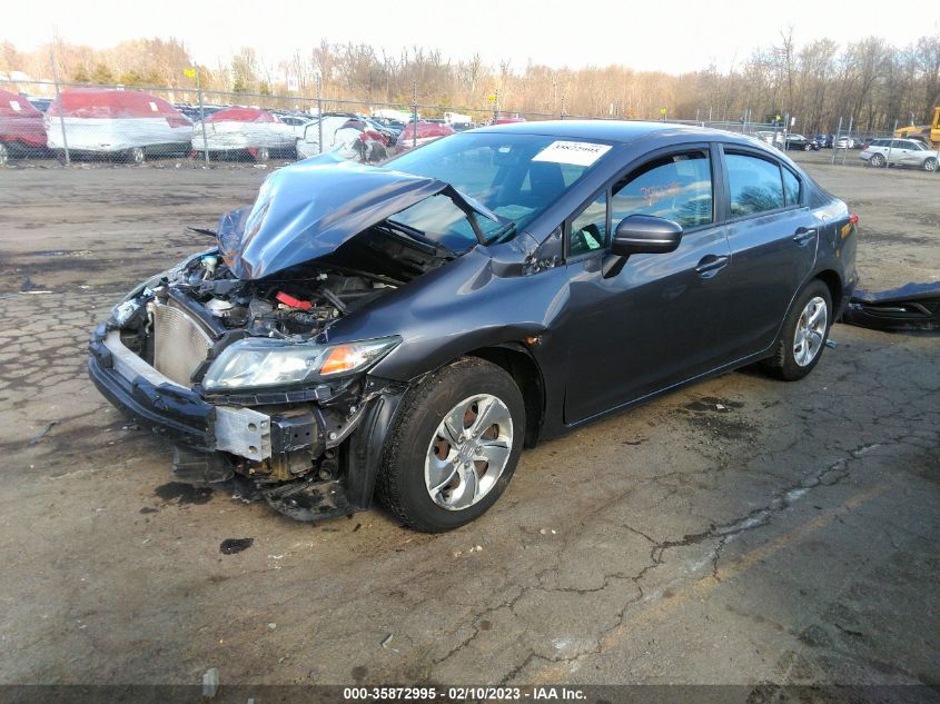 2014 HONDA CIVIC LX - 2HGFB2F51EH520845
