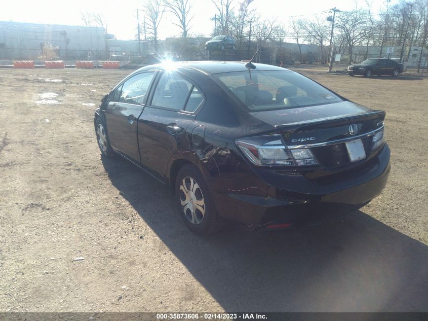 2015 HONDA CIVIC HYBRID 19XFB4F26FE200885