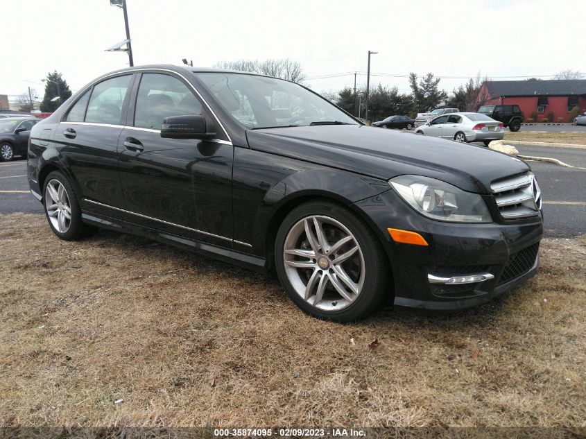 VIN WDDGF8AB4DA842261 2013 MERCEDES-BENZ C-CLASS no.1