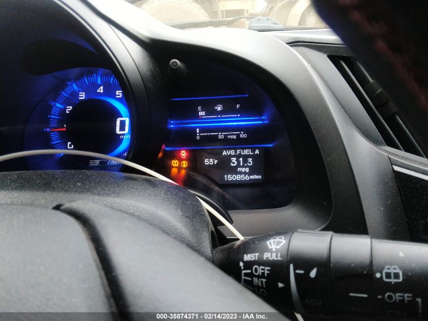 2014 HONDA CR-Z EX JHMZF1C60ES000909
