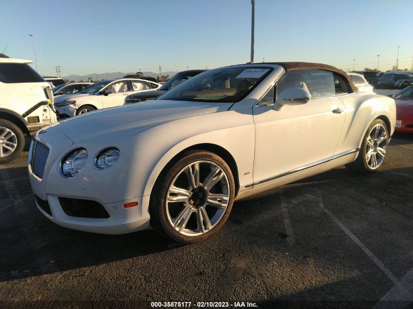 2013 BENTLEY CONTINENTAL GT V8 SCBGT3ZAXDC086895