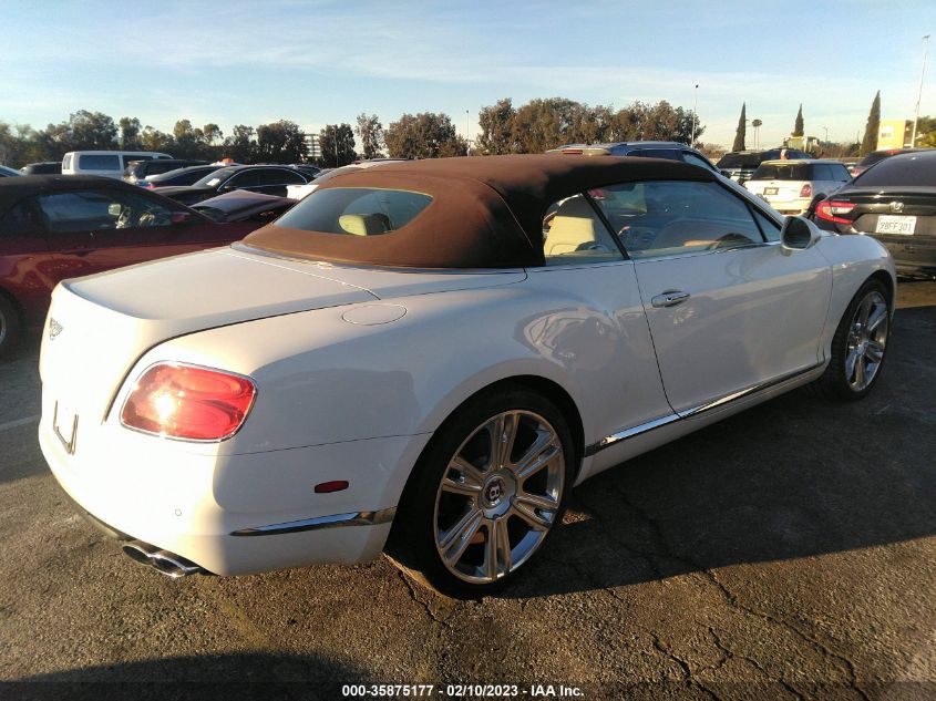2013 BENTLEY CONTINENTAL GT V8 SCBGT3ZAXDC086895