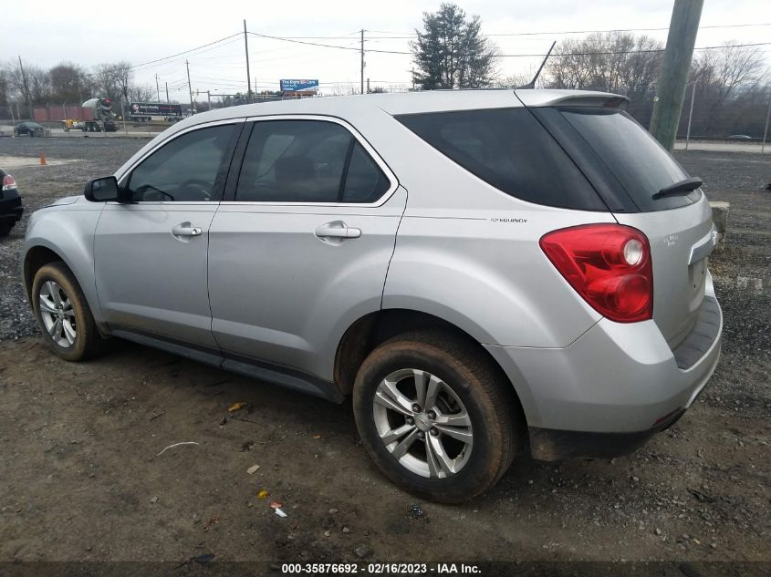 2013 CHEVROLET EQUINOX LS - 2GNALBEK6D6412879