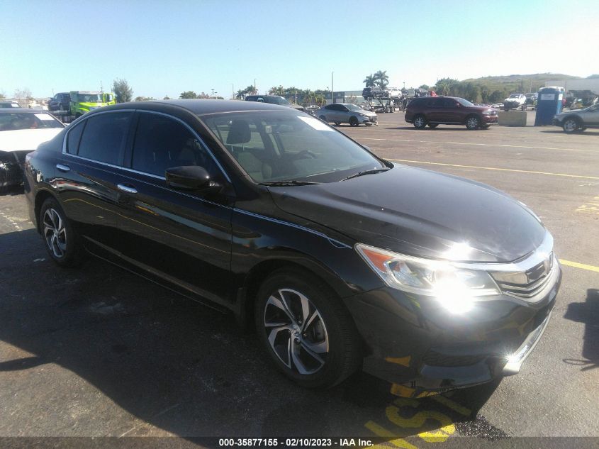2017 HONDA ACCORD SEDAN LX - 1HGCR2F33HA255619