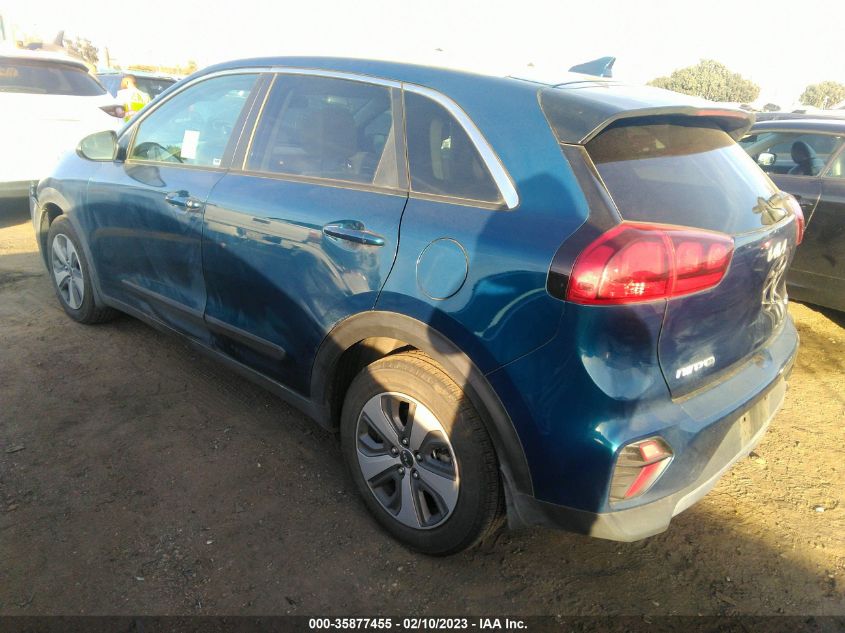 2022 KIA NIRO LX - KNDCB3LC6N5515772