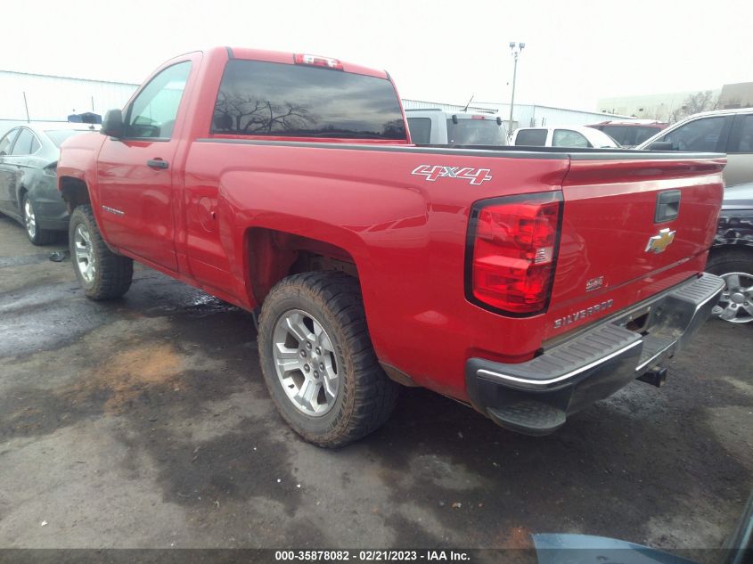 2014 CHEVROLET SILVERADO 1500 WORK TRUCK - 1GCNKPECXEZ316391