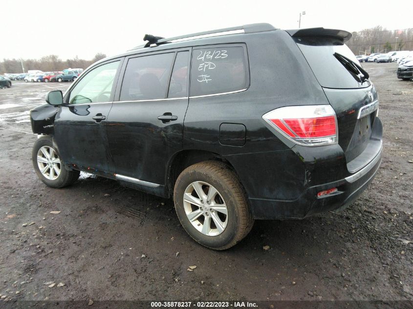 2013 TOYOTA HIGHLANDER HYBRID JTEBC3EH5D2019231