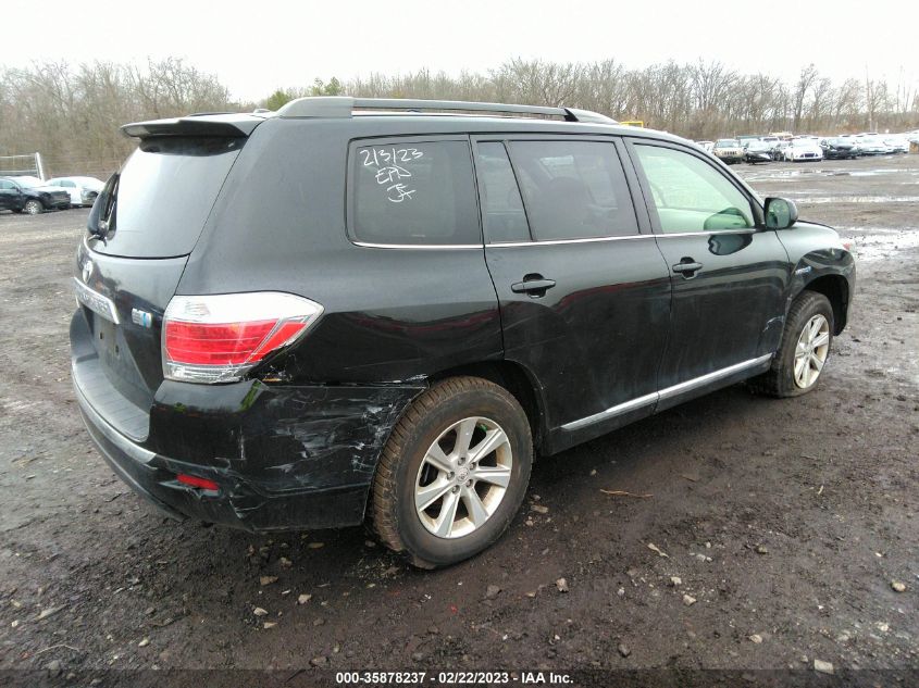 2013 TOYOTA HIGHLANDER HYBRID JTEBC3EH5D2019231