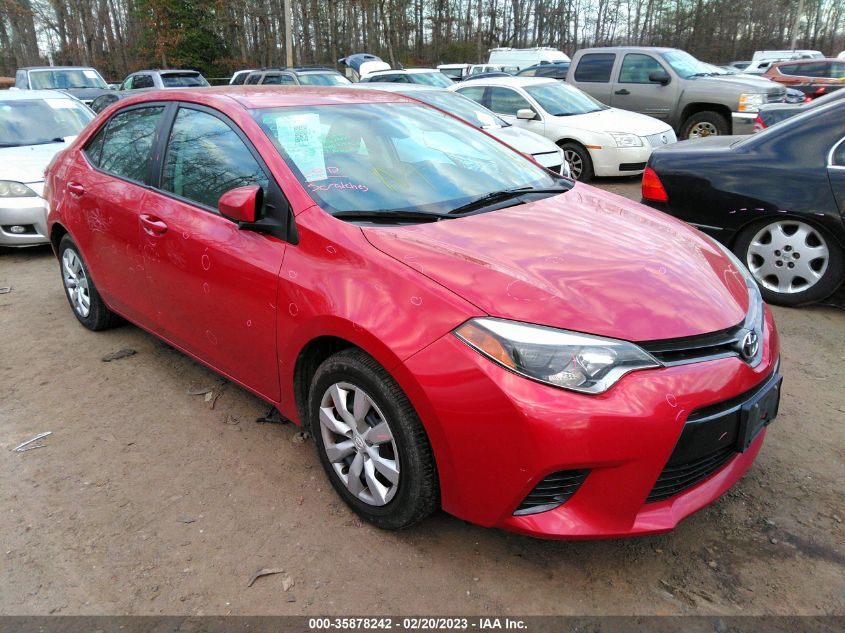 2016 TOYOTA COROLLA L/LE/S/S PLUS/LE PLUS - 2T1BURHE8GC502630