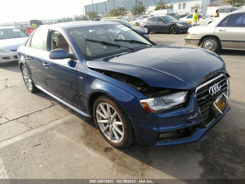 2014 AUDI A4 PREMIUM PLUS - WAUFFAFL9EN024630