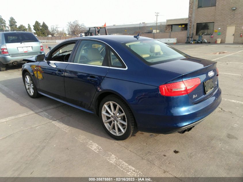 2014 AUDI A4 PREMIUM PLUS - WAUFFAFL9EN024630