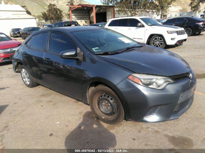 2014 TOYOTA COROLLA L/LE/S/S PLUS/LE PLUS - 5YFBURHEXEP099649