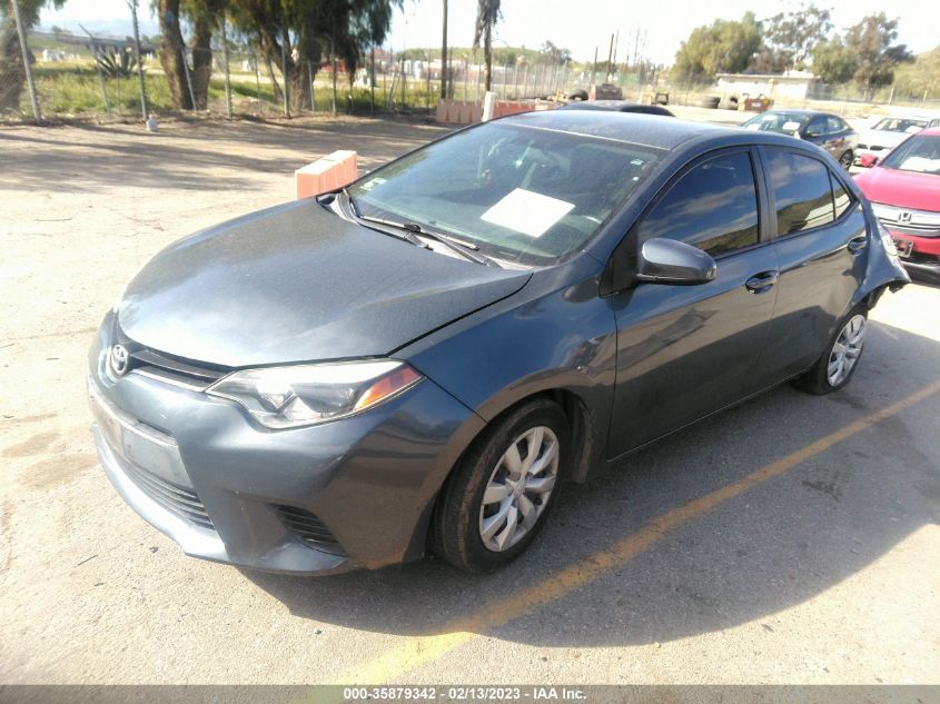 2014 TOYOTA COROLLA L/LE/S/S PLUS/LE PLUS - 5YFBURHEXEP099649