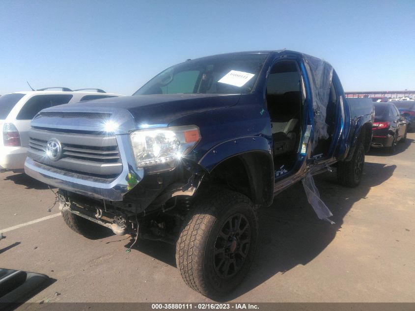 2014 TOYOTA TUNDRA 4WD TRUCK SR5 - 5TFDW5F12EX340522