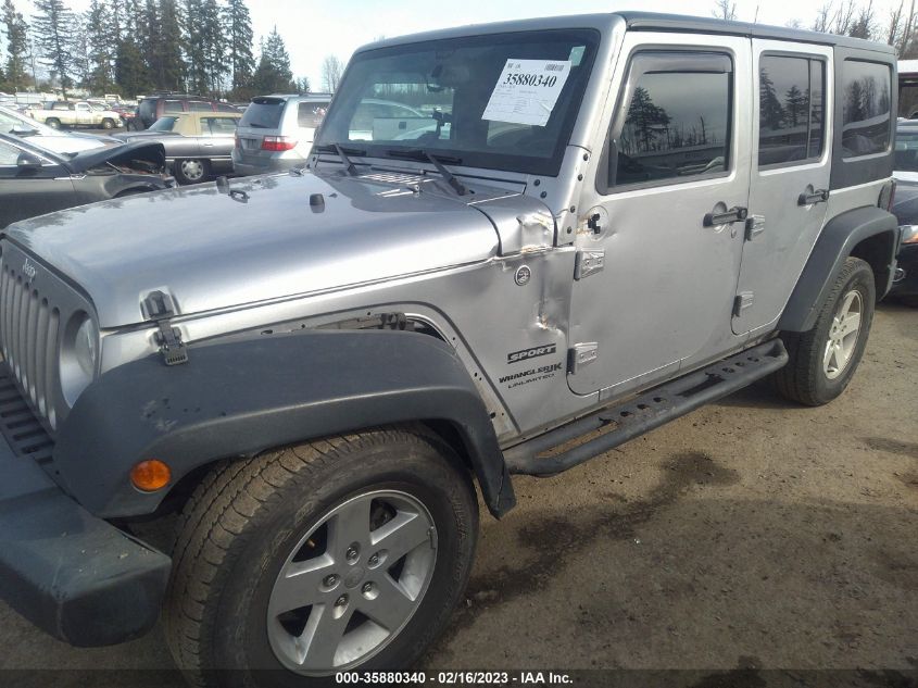 2018 JEEP WRANGLER JK UNLIMITED SPORT S 1C4HJWDG6JL891633
