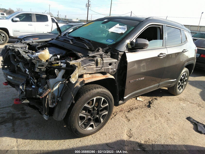 VIN 3C4NJDDB4LT245509 2020 JEEP COMPASS TRAILHAWK