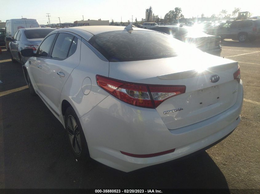 2013 KIA OPTIMA HYBRID LX - KNAGM4AD9D5058710