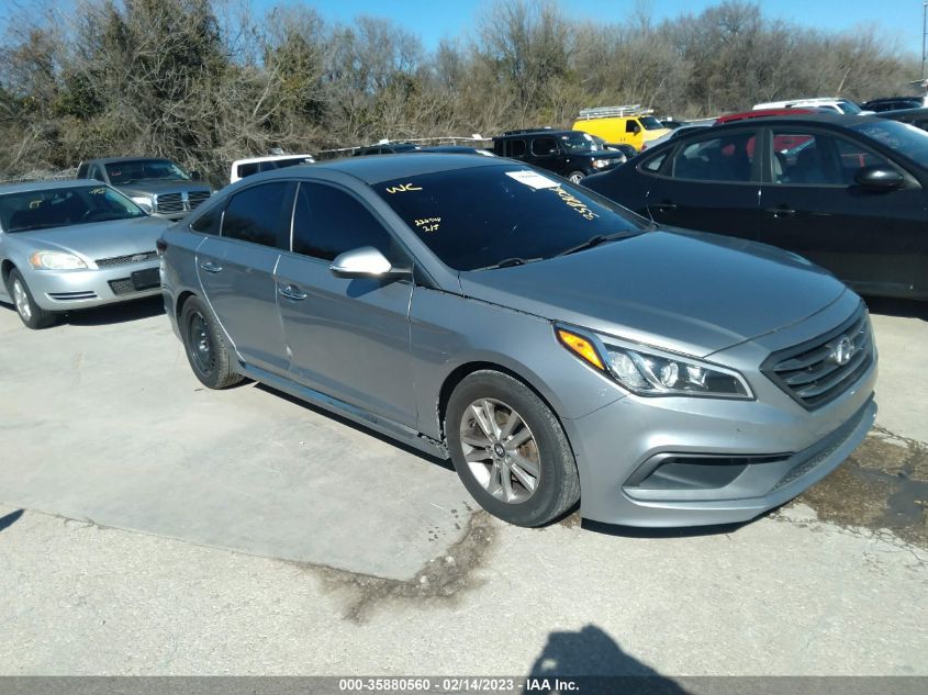 2015 HYUNDAI SONATA 2.4L SPORT - 5NPE34AF6FH045642