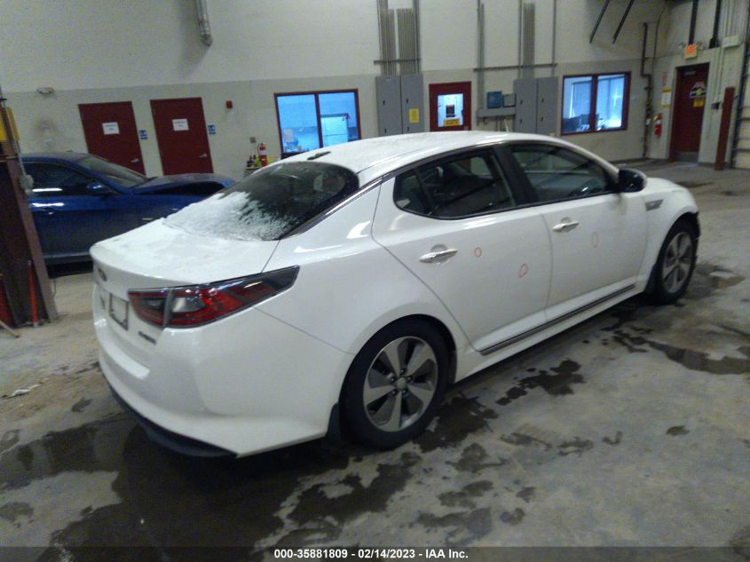 2015 KIA OPTIMA HYBRID EX KNAGN4AD3F5081156