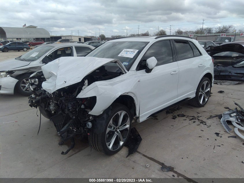 VIN WA1EECF31M1025526 2021 AUDI Q3 S LINE PREMIUM PLUS