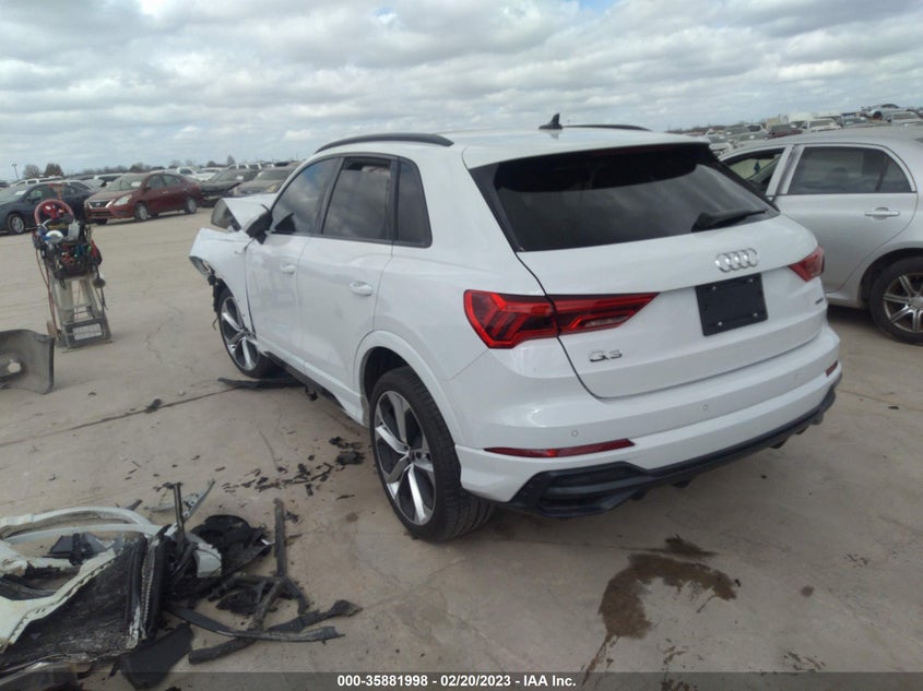 VIN WA1EECF31M1025526 2021 AUDI Q3 S LINE PREMIUM PLUS