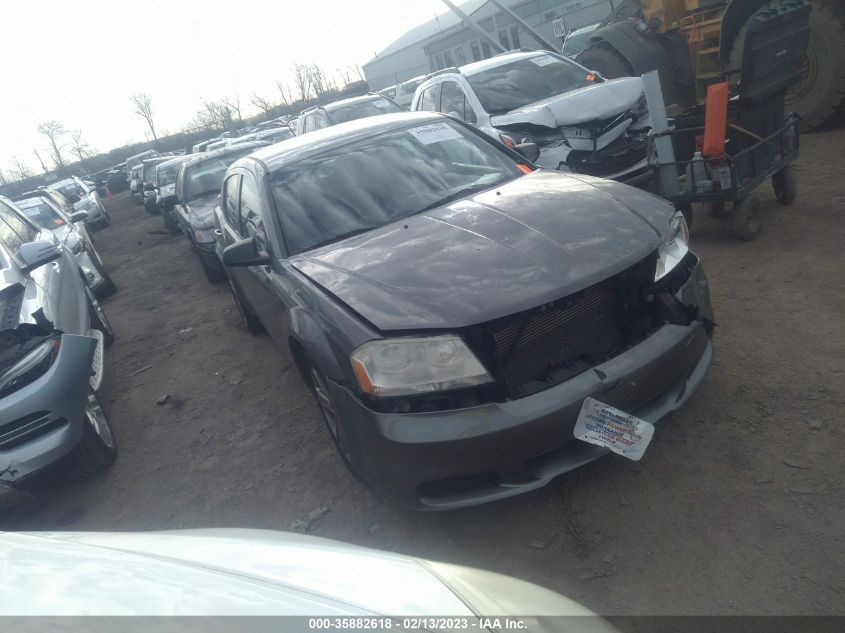 2013 DODGE AVENGER SE V6 - 1C3CDZAG4DN586538