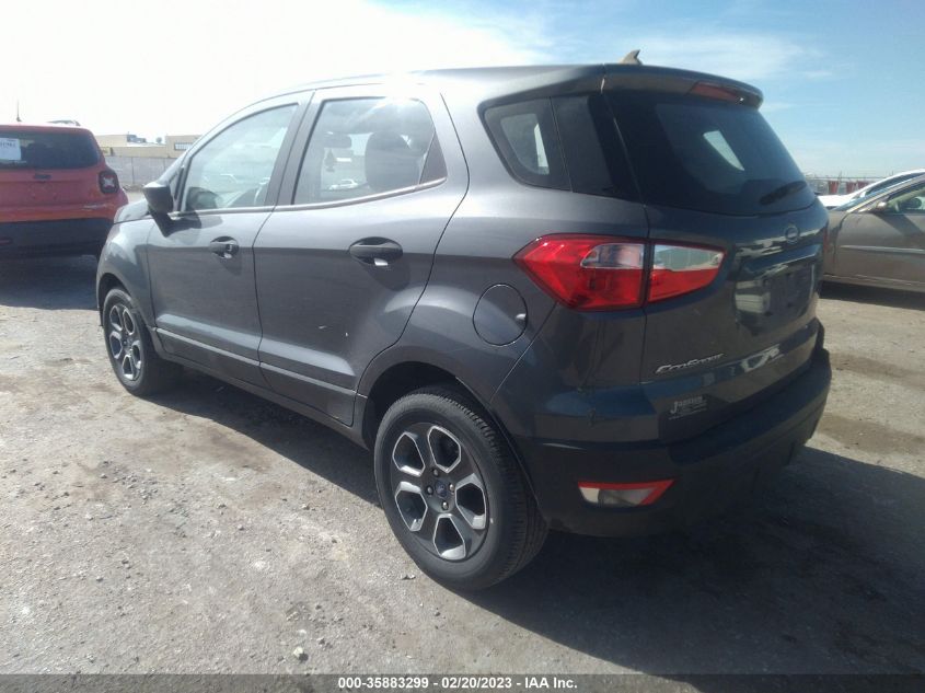2021 FORD ECOSPORT S - MAJ3S2FE1MC400911