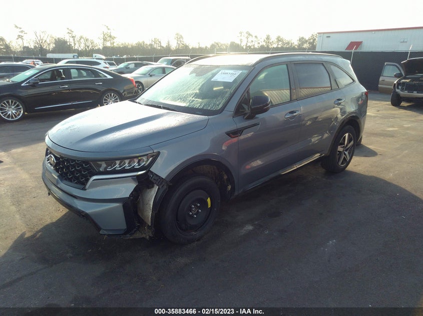 VIN 5XYRL4LC0MG055608 2021 KIA SORENTO S