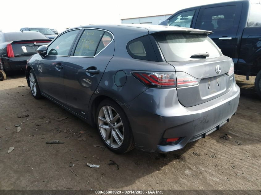 2014 LEXUS CT 200H HYBRID - JTHKD5BHXE2183396