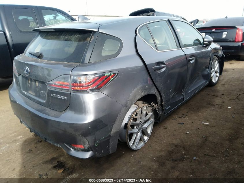 2014 LEXUS CT 200H HYBRID - JTHKD5BHXE2183396