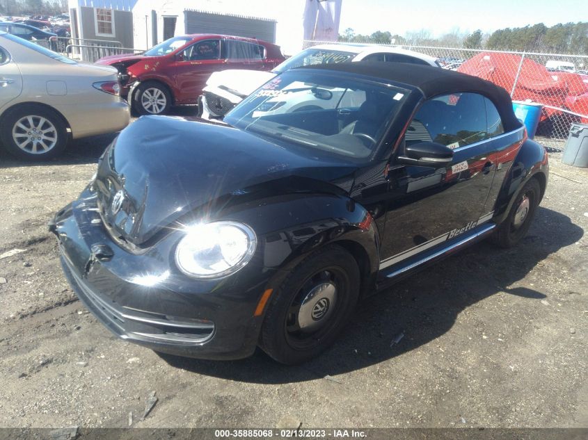 2014 VOLKSWAGEN BEETLE CONVERTIBLE 2.5L 3VW5P7AT1EM804506