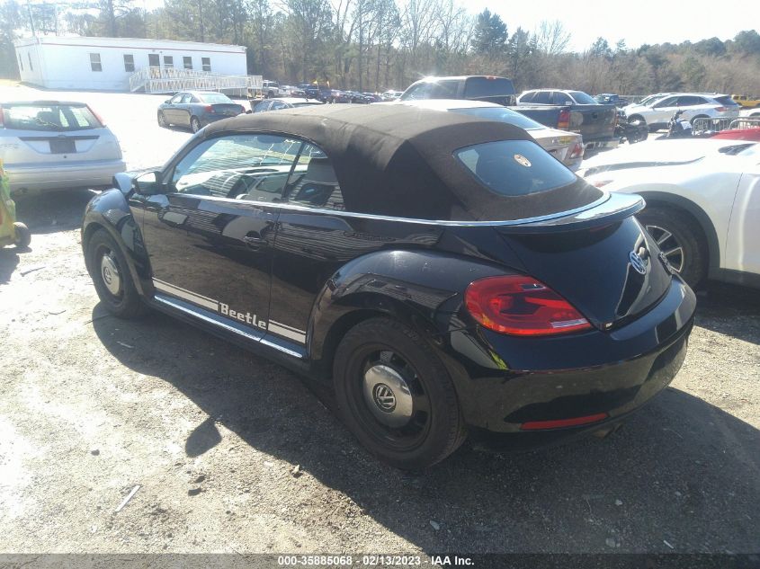 2014 VOLKSWAGEN BEETLE CONVERTIBLE 2.5L 3VW5P7AT1EM804506