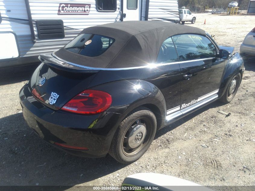 2014 VOLKSWAGEN BEETLE CONVERTIBLE 2.5L 3VW5P7AT1EM804506